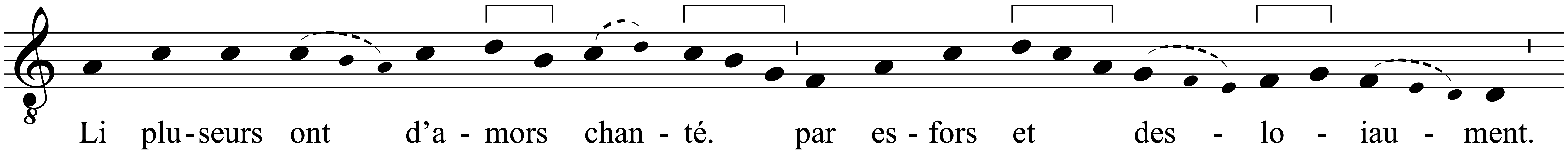 Work musical notation